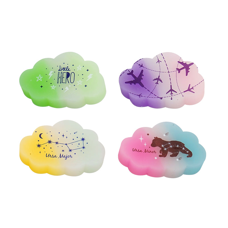 Sloong Cute Cloud-Shaped Erasers for Kids 24 Pack Bulk